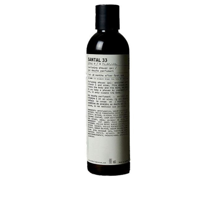 Le Labo SANTAL 33 Gel de Ducha con Vitamina E y Aloe Vera 237 ml - Hidratante y Revitalizante para Piel Suave