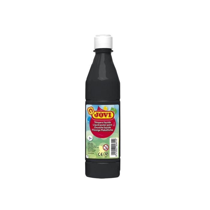 Jovi Témpera Líquida School Negro Botella De 500 mL 1