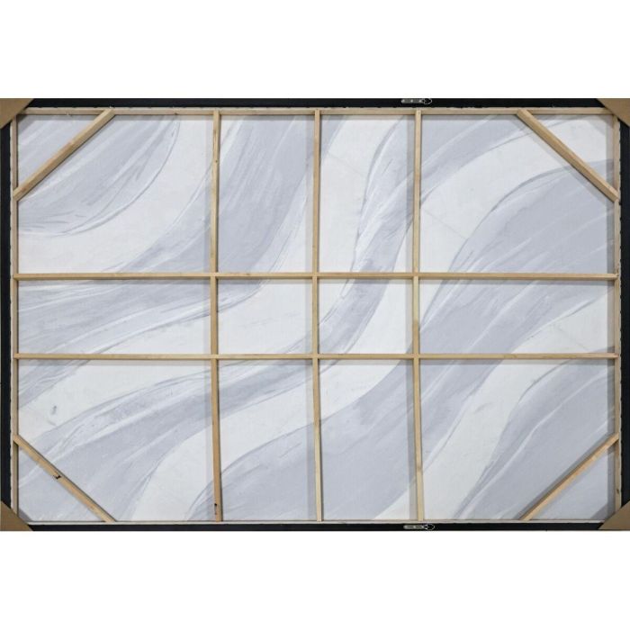 DKD Home Decor Cuadro Moderno de Poliéster y Lienzo Verde Beige 180x4.8x140 cm 1