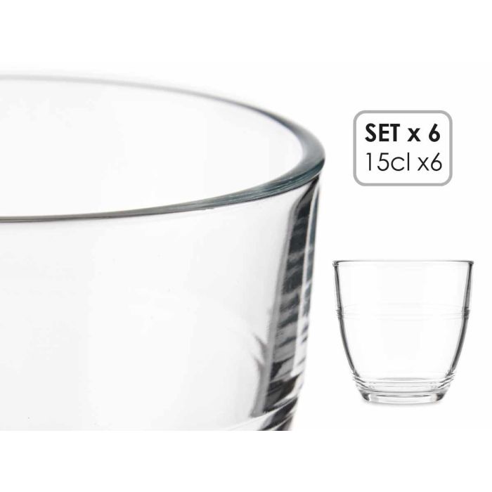 Set 6 Vasos Cortado 150Ml Vivalto 26X7CM (12 Unidades) 3 Set 6 Vasos Cortado 150Ml Vivalto 26X7CM (12 Unidades) 3