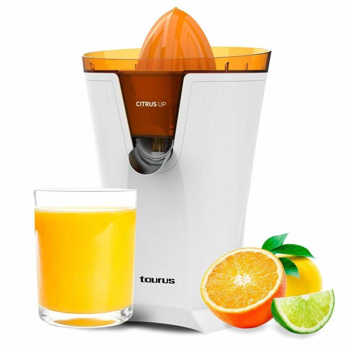 Exprimidor Eléctrico Taurus CITRUS UP Blanco Naranja 200 ml 6 Exprimidor Eléctrico Taurus CITRUS UP Blanco Naranja 200 ml 6