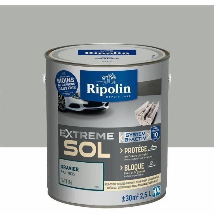 Pintura de Imprimación Ripolin Gris Satinado 2,5 L 4