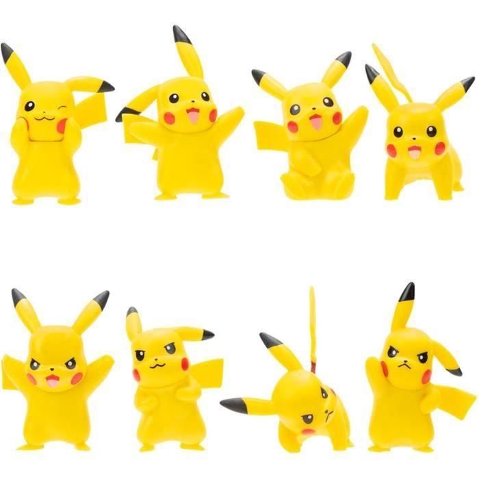 Bandai - pokémon - 8 figuras de batalla - paquete de 8 figuras de pikachu - jw2604 5 Bandai - pokémon - 8 figuras de batalla - paquete de 8 figuras de pikachu - jw2604 5