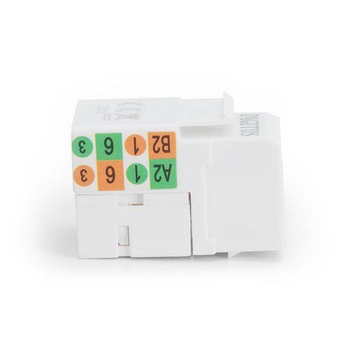 Digitus CAT 6 Keystone Jack, unshielded RJ45 to LSA, color black 2 Digitus CAT 6 Keystone Jack, unshielded RJ45 to LSA, color black 2