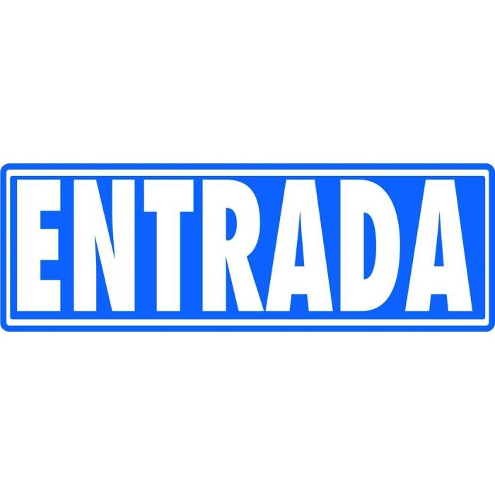 Archivo 2000 Señal "Entrada Sin Indicador" 175x65 Pvc Gris Archivo 2000 Señal "Entrada Sin Indicador" 175x65 Pvc Gris