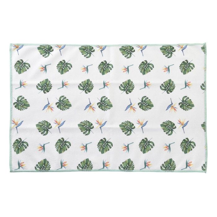 Paño de Cocina DKD Home Decor Gris Tropical 3 Piezas 2