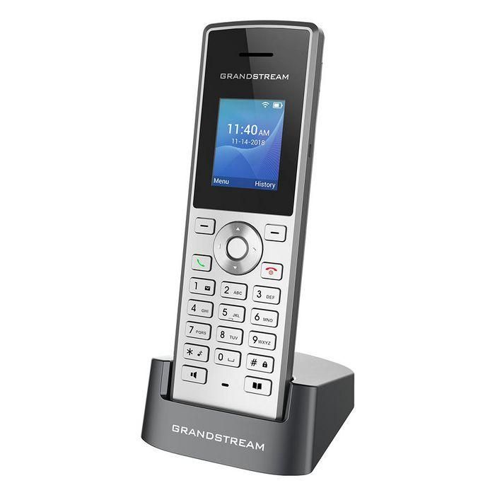 Grandstream WP810 Teléfono IP Wi-Fi Portátil Inalámbrico Voz HD 6h Batería Doble Banda 802.11ac con Adaptador EU Grandstream WP810 Teléfono IP Wi-Fi Portátil Inalámbrico Voz HD 6h Batería Doble Banda 802.11ac con Adaptador EU
