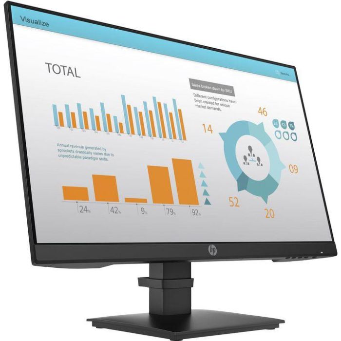 HP P24 G4 Monitor 24 Pulgadas Full HD, Pantalla Grande para Mayor Productividad y Conectividad Avanzada en Entornos de Trabajo Modernos 2