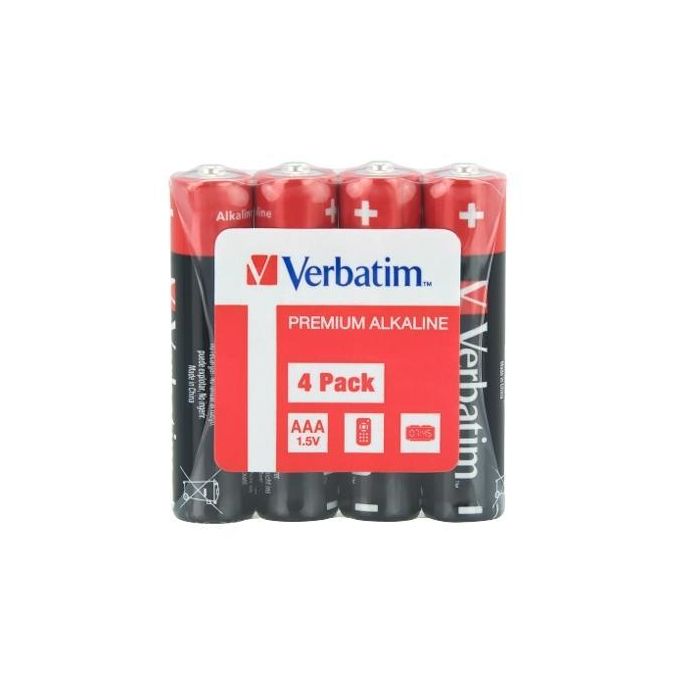 Verbatim Pilas Alcalinas Aa - Lr06 Retractiladas - Pack 4 Unidades Verbatim Pilas Alcalinas Aa - Lr06 Retractiladas - Pack 4 Unidades