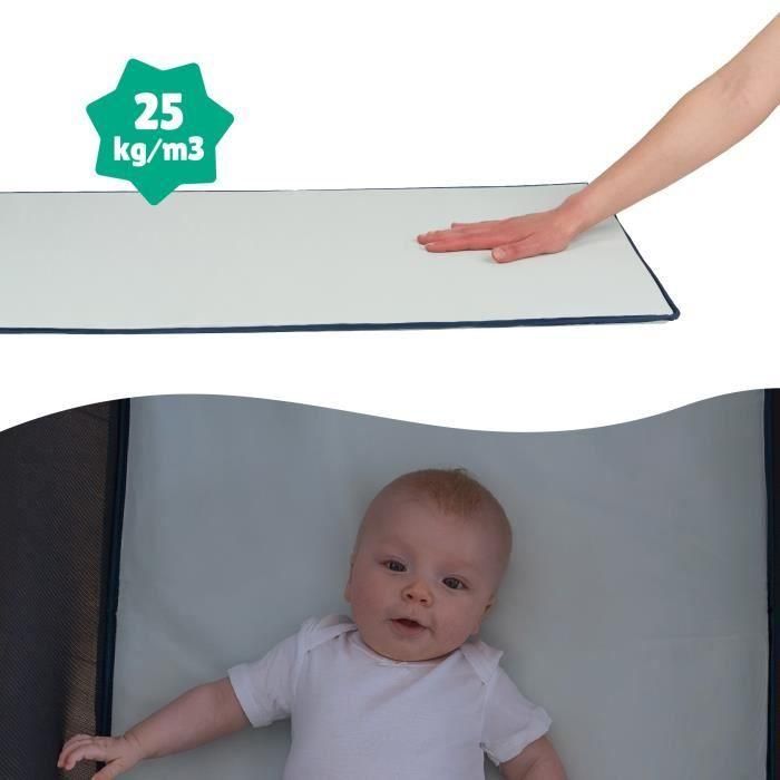 Badabulle BAD3661276187276 Cuna de Viaje Easy Clip - Plegado Fácil, Cama Ligera y Compacta con Colchón y Bolsa de Transporte 5