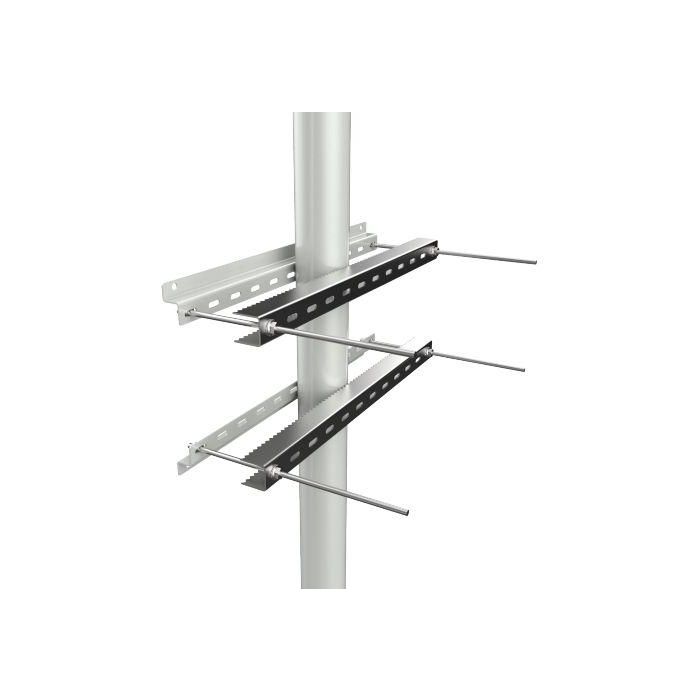 Lanview Soporte de Poste Polemount RWMIP65 RAL7035 Compatible con Logon Profesional RWMIP65 de Acero Galvanizado 2.5mm