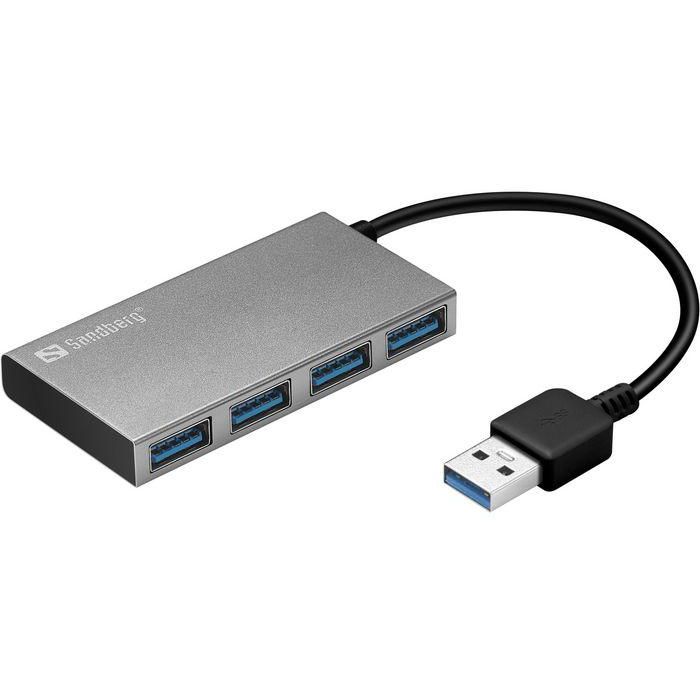 Sandberg USB 3.0 Pocket Hub 4 ports Sandberg USB 3.0 Pocket Hub 4 ports