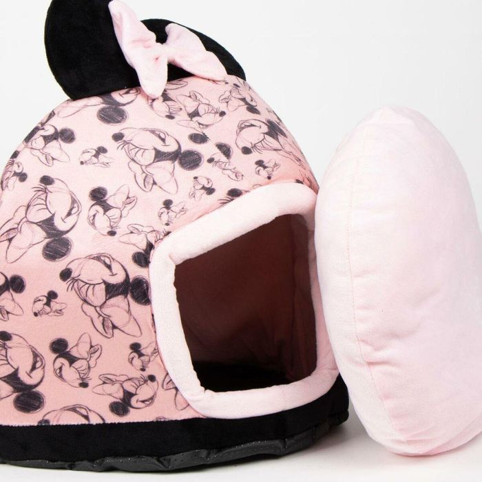 Cerdá Cueva Cama para Perro Minnie Mouse Negra Talla Única 1