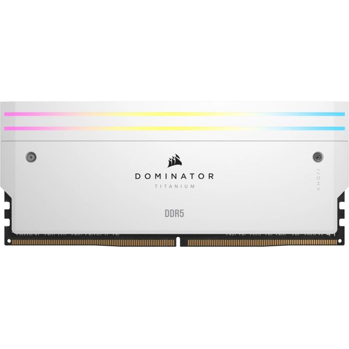 Corsair CMP64GX5M2B6000C30W Dominator Titanium DDR5 64 GB (2 x 32 GB) 6000 MHz DIMM CL30 para PC 5 Corsair CMP64GX5M2B6000C30W Dominator Titanium DDR5 64 GB (2 x 32 GB) 6000 MHz DIMM CL30 para PC 5