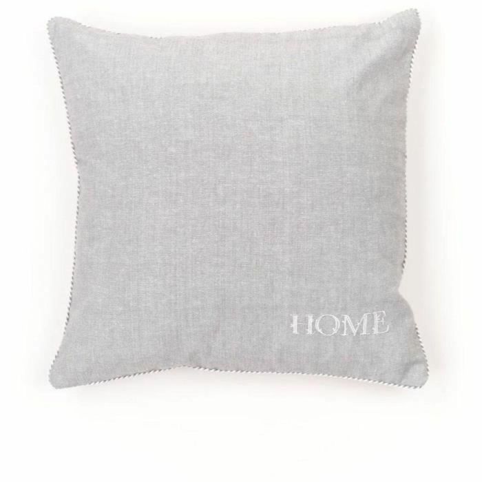 Cojín - HOY - CHARME - Chambray x Petite broderie Capucine - 40 x 40 cm 2 Cojín - HOY - CHARME - Chambray x Petite broderie Capucine - 40 x 40 cm 2