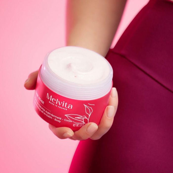 Melvita L'OR ROSE Bálsamo Aceite Nutri-Reafirmante Orgánico para Pieles Secas con Bayas Rosas y Coralina, Combate Piel de Naranja 170 ml 5 Melvita L'OR ROSE Bálsamo Aceite Nutri-Reafirmante Orgánico para Pieles Secas con Bayas Rosas y Coralina, Combate Piel de Naranja 170 ml 5