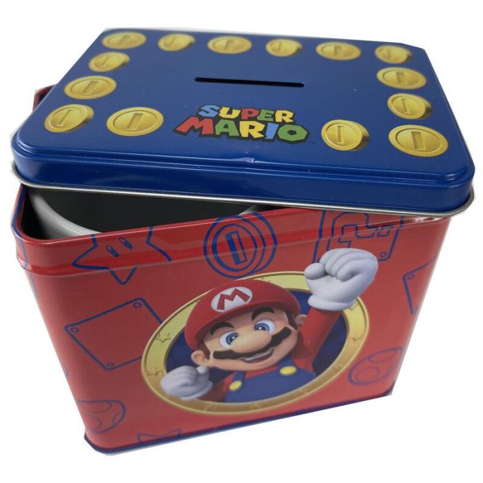 Hucha + taza Mario Super Mario Bros Nintendo 2 Hucha + taza Mario Super Mario Bros Nintendo 2