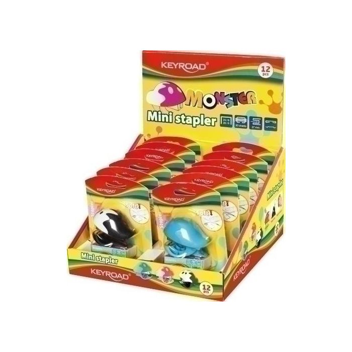 Grapadora Keyroad Mini Surtido Expositor De 12