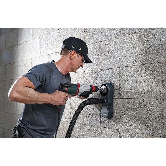 Wolfcraft Sistema de aspiración HSD 68/100 para trabajos sin polvo con sierras de corona y brocas 3