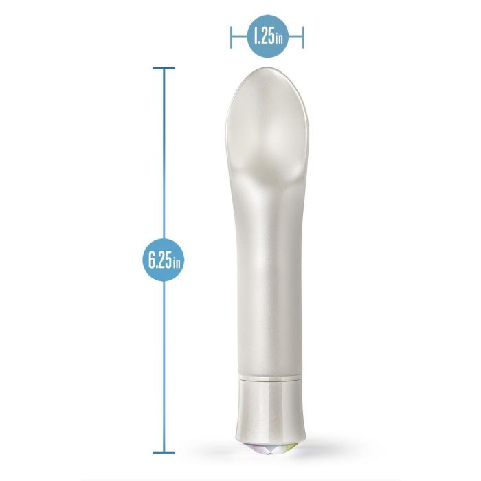 Mini Vibrador Blush Oh My Gem Bold Diamond Plateado 4