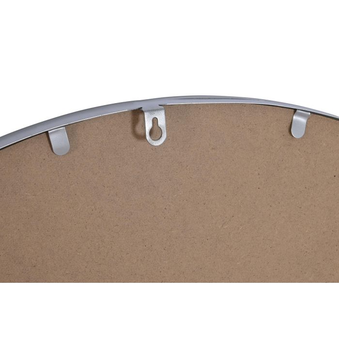 Espejo de pared DKD Home Decor Plateado Cristal Hierro Moderno 80 x 1,8 x 80 cm 2