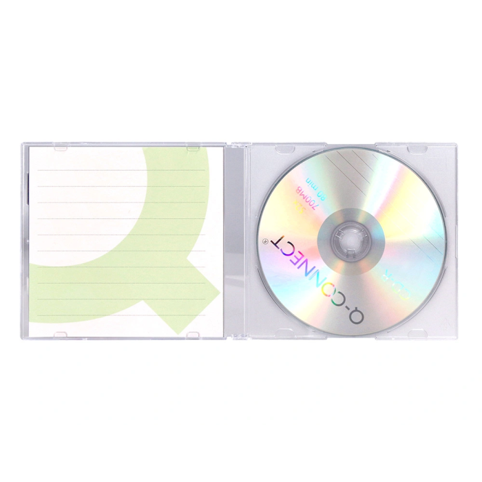 Q-connect CD-R Capacidad 700MB Duración 80min Velocidad 52x Caja Slim 5 Q-connect CD-R Capacidad 700MB Duración 80min Velocidad 52x Caja Slim 5