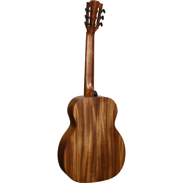 LAG Guitarra Acústica Travel Nylon Blue Wave 1 Electroacústica Cedro Rojo Macizo Caoba Marrón Natural Satinado 4