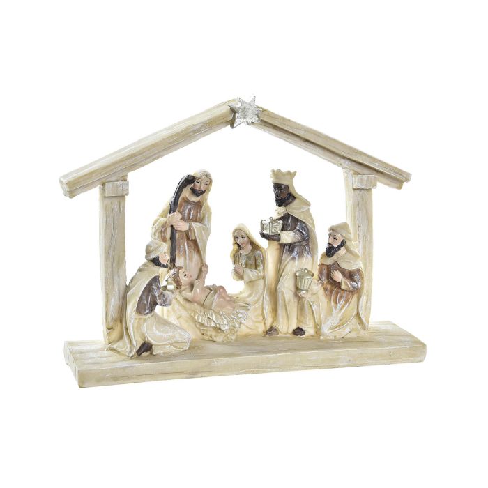 Nacimiento Navidad Tradicional DKD Home Decor Beige Multicolor 5 x 15 x 21 cm