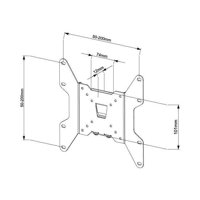 Vivolink Soporte de Pared Pro Pequeño, Máx 35 kg, Hasta VESA 200 x 200 2