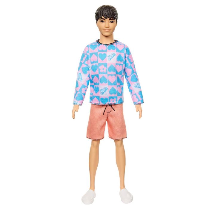 Muñeco Ken Fashionista Jersey Azul Hrh24 Mattel