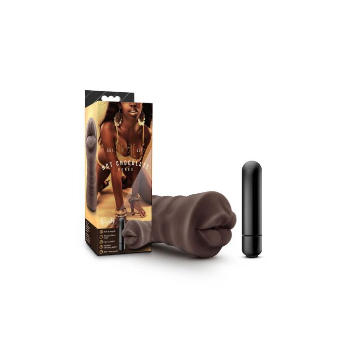 Masturbador Masculino Blush Hot Chocolate Renee Marrón 3 Masturbador Masculino Blush Hot Chocolate Renee Marrón 3