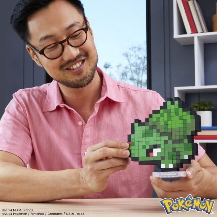 MEGA-Pokémon-Bulbizar-Caja de construcción retro 374 piezas - MEGA Pokémon - HTH75 2 MEGA-Pokémon-Bulbizar-Caja de construcción retro 374 piezas - MEGA Pokémon - HTH75 2