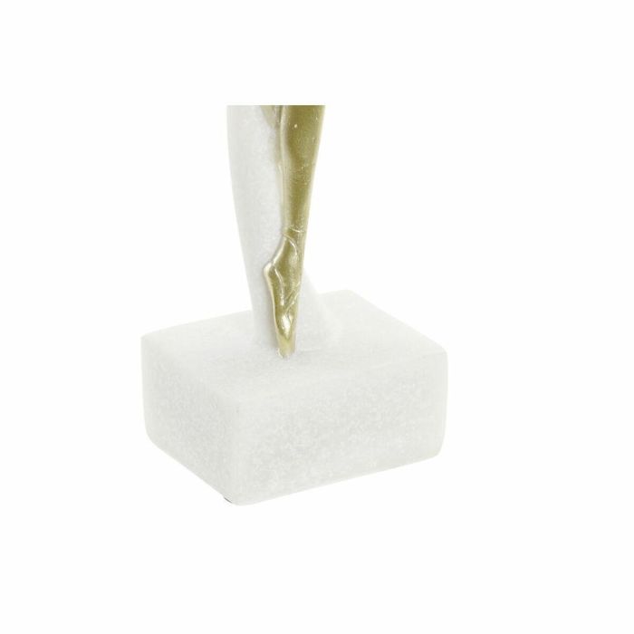 Figura Romantico DKD Home Decor Blanco Dorado 12.5 x 40 x 13.5 cm 2