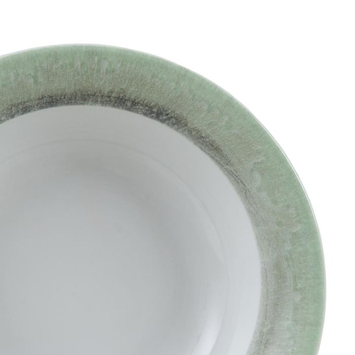 Ensaladera Verde Porcelana Cocina 25 X 25 X 6,50 cm