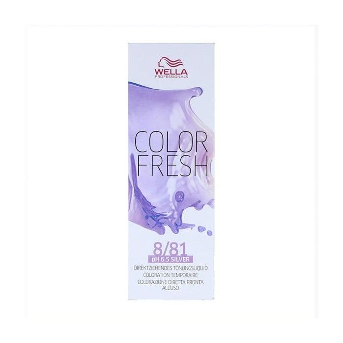 Wella Color Fresh Tinte Semipermanente 8/81 Perla Plata 75 ml Potenciador del Color