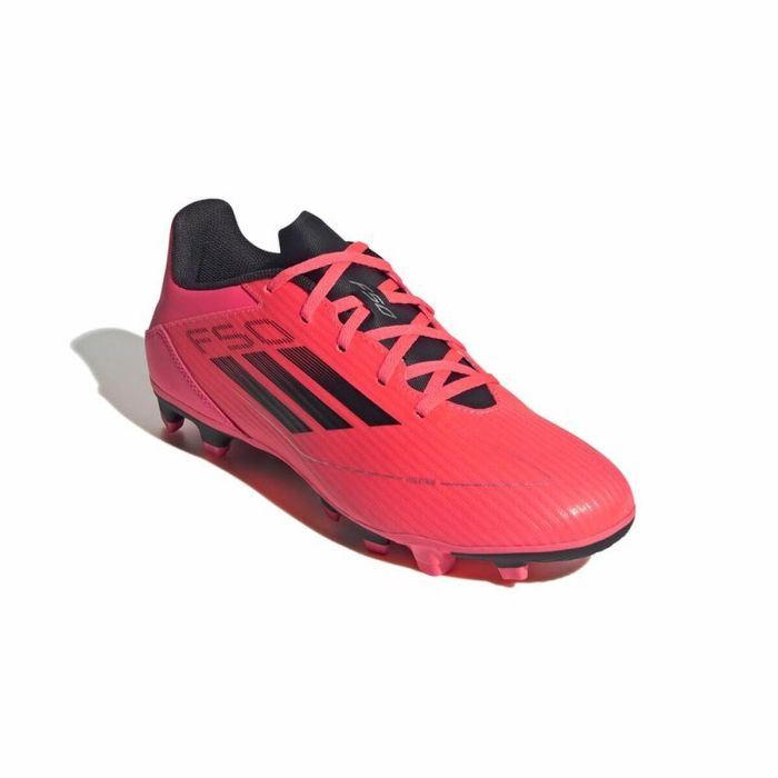 Botas de Fútbol para Adultos Adidas F50 Club FxG Rojo Rosa 3 Botas de Fútbol para Adultos Adidas F50 Club FxG Rojo Rosa 3