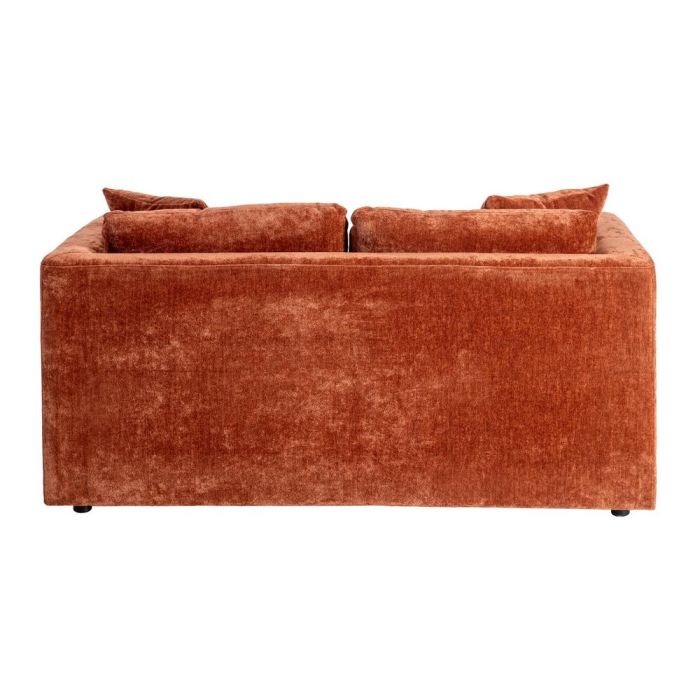 Sofá 2 Plazas Teja Tejido-Madera 165 X 96 X 86 cm