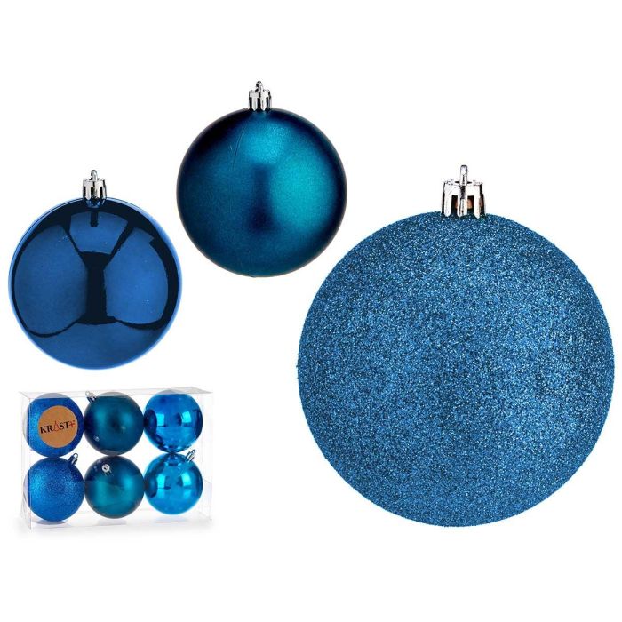 Set 6 Bolas Navidad Turquesa 7 cm - Krist+ (36 Unidades) Set 6 Bolas Navidad Turquesa 7 cm - Krist+ (36 Unidades)