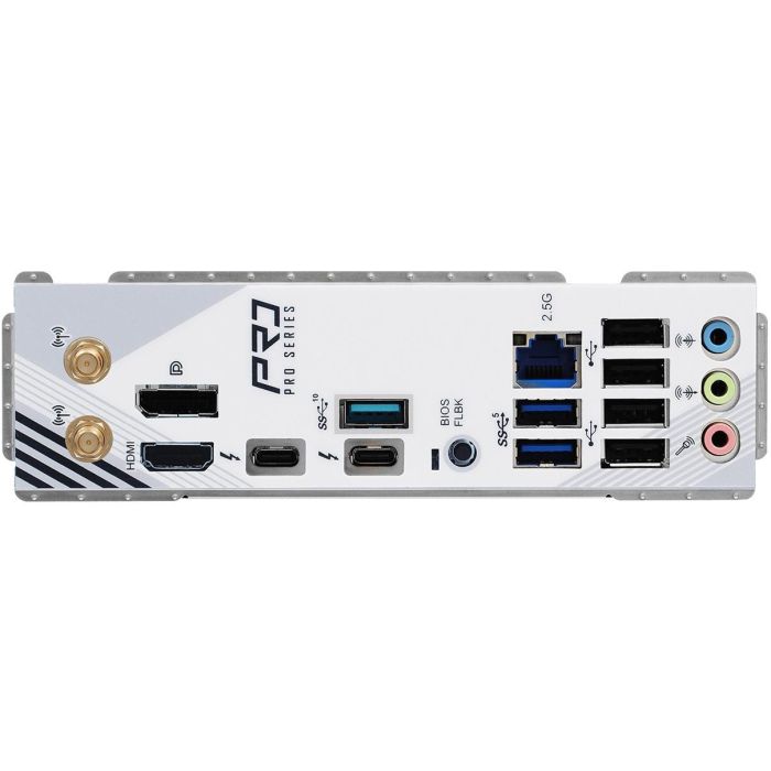 ASRock Placa Base Z890 Pro RS WiFi White ATX Intel Z890 LGA 1851 DDR5 Wi-Fi 6E Bluetooth 5.3 5 ASRock Placa Base Z890 Pro RS WiFi White ATX Intel Z890 LGA 1851 DDR5 Wi-Fi 6E Bluetooth 5.3 5