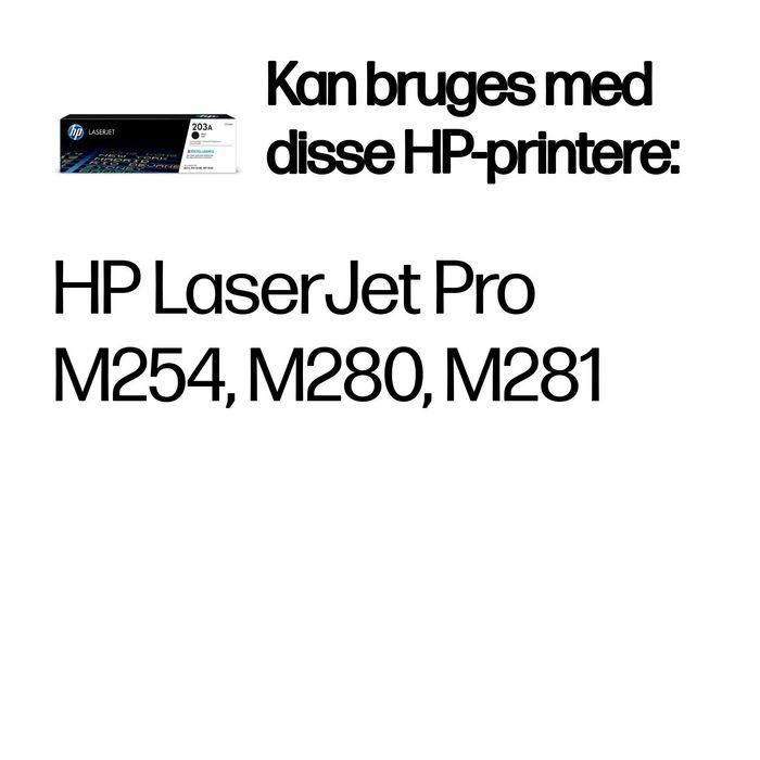 HP Toner CF540A Nº203A Negro 1.400 páginas Original para HP Color LaserJet Pro M254, MFP M280/281 3
