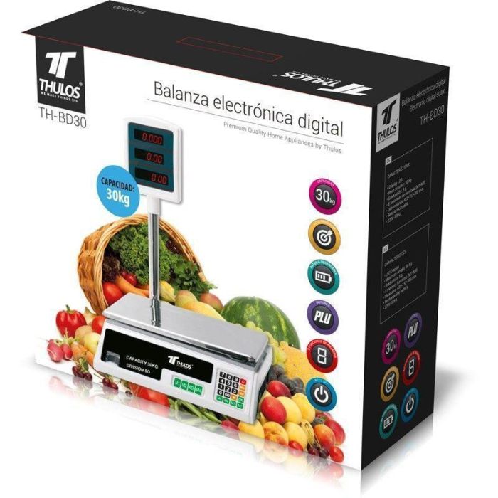 Bascula Cocina Digital Thulos Th - Bd30 Carga 2 Bascula Cocina Digital Thulos Th - Bd30 Carga 2