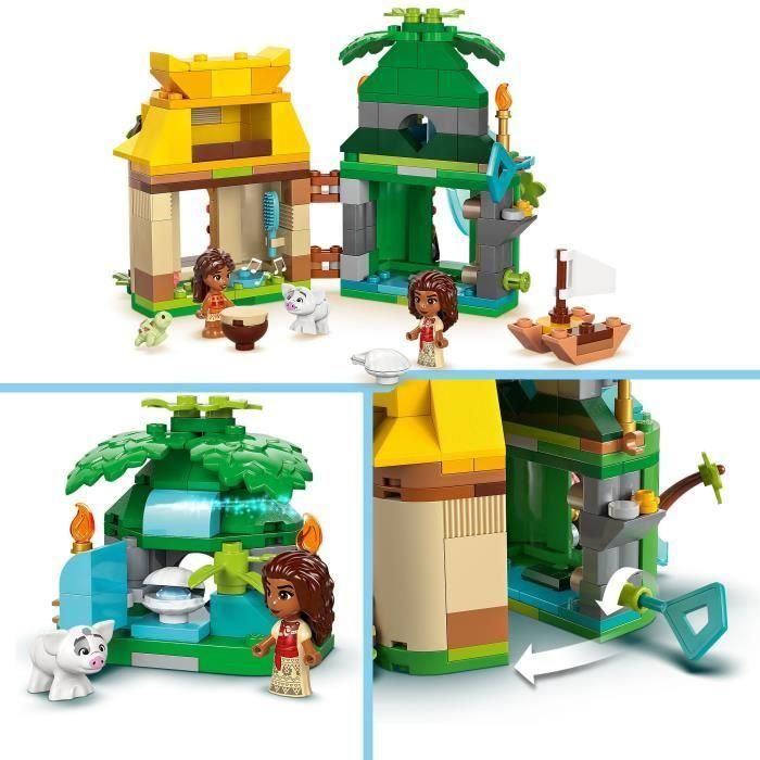 LEGO 43260 Set de Construcción Disney Vaiana: Diversión en la Isla con Vaiana y Simea Micromundo, Vaiana 2 (+5 años) 2 LEGO 43260 Set de Construcción Disney Vaiana: Diversión en la Isla con Vaiana y Simea Micromundo, Vaiana 2 (+5 años) 2