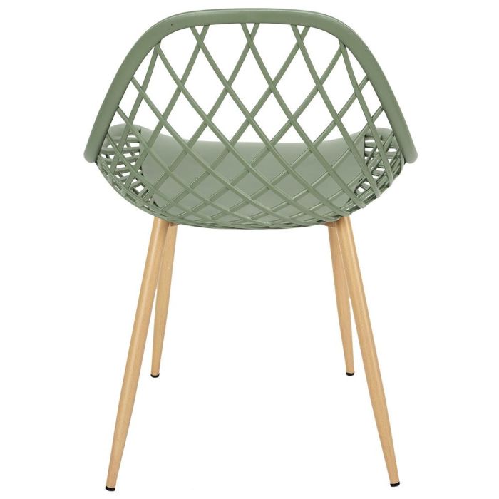 Home Deco Factory Silla Exterior Verde Málaga 57x51,2 cm h.80,2 cm 4 Home Deco Factory Silla Exterior Verde Málaga 57x51,2 cm h.80,2 cm 4