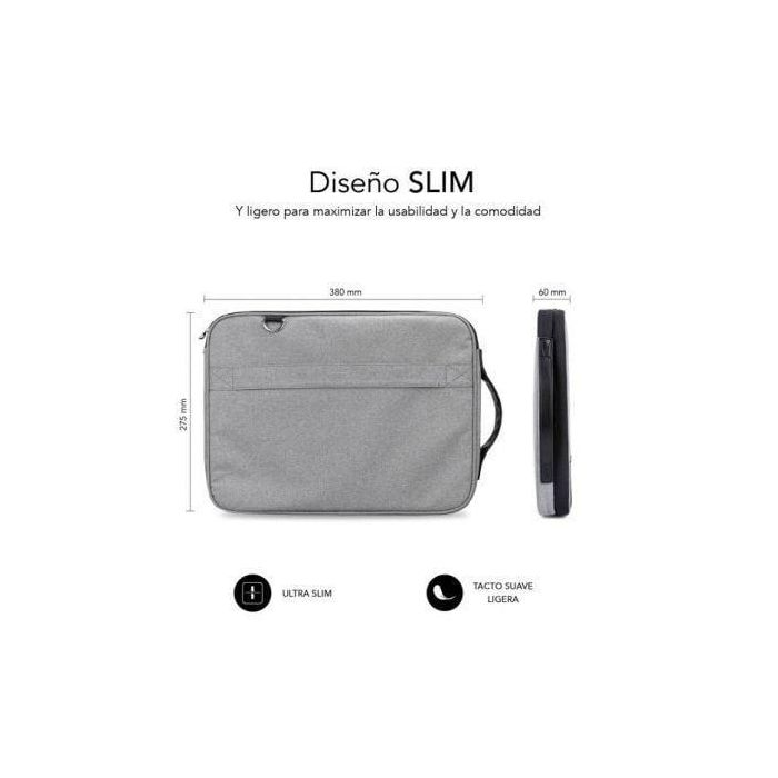 Subblim SUB-LS-2AS0001 Maletín Funda Advance para Portátil 14" Gris con Organizador Accesorios, Asas y Protección Antigolpes 4 Subblim SUB-LS-2AS0001 Maletín Funda Advance para Portátil 14" Gris con Organizador Accesorios, Asas y Protección Antigolpes 4