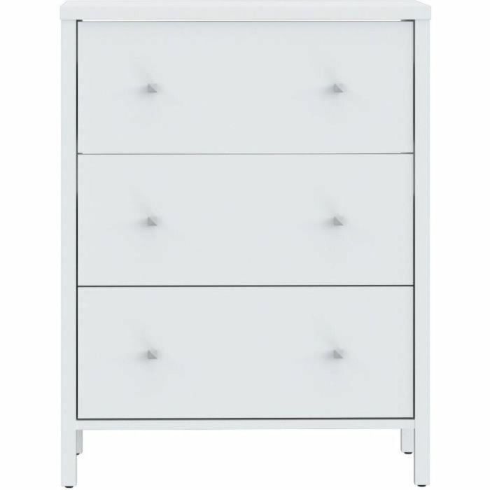 IPSARION IPQZ2111 - Mueble de Baño Blanco - 3 Cajones - L64 x P40 x H83 cm 0 IPSARION IPQZ2111 - Mueble de Baño Blanco - 3 Cajones - L64 x P40 x H83 cm 0