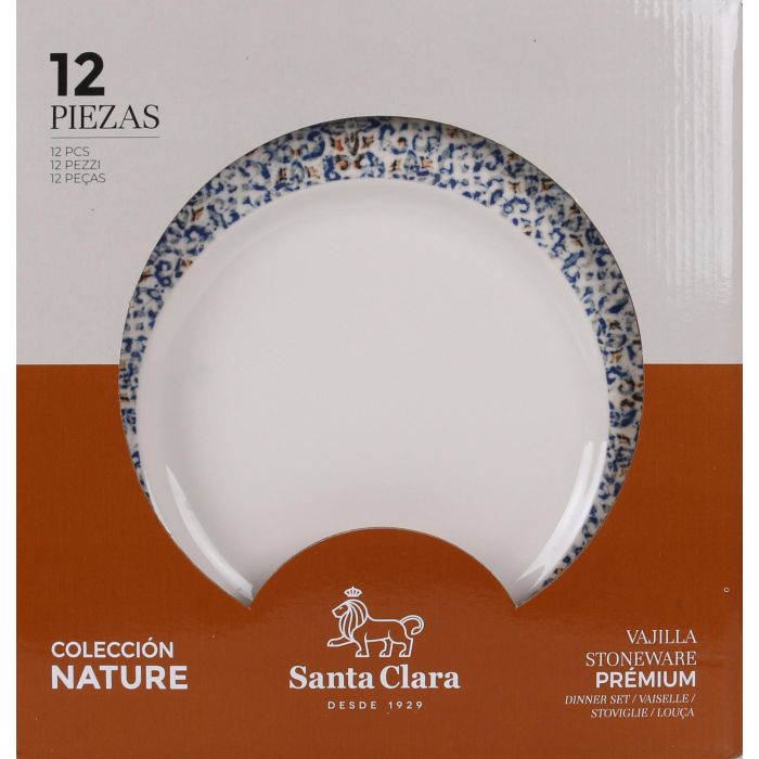 Santa Clara Vajilla Villaboa 12 Piezas (2 Unidades) 1