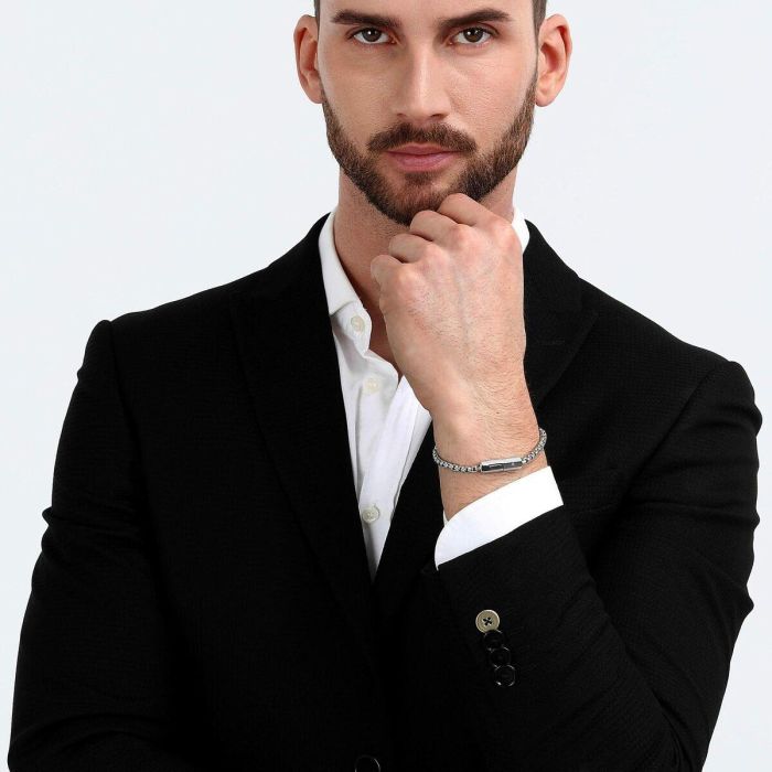 Pulsera Hombre Maserati Acero Inoxidable 22 cm 3