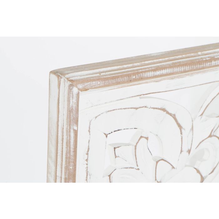 Decoracion Pared Indio DKD Home Decor Blanco Natural 2 x 120.5 x 120.5 cm Set de 3 1 Decoracion Pared Indio DKD Home Decor Blanco Natural 2 x 120.5 x 120.5 cm Set de 3 1