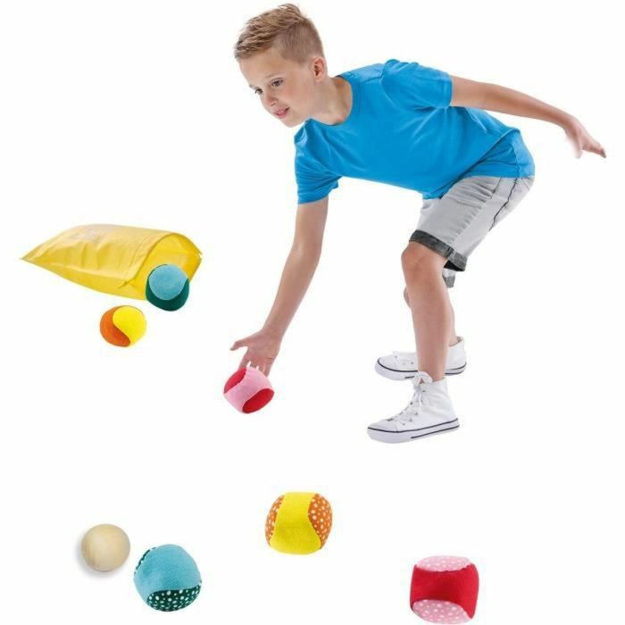Ses Creative Bolas de Petanca Chamboule-Tout y Soft con Bolsa de Almacenamiento, Juego de Pelotas Blandas para Interior y Exterior 2
