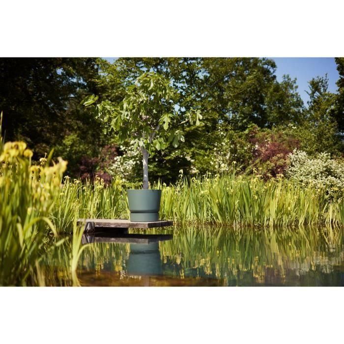 Elho ELH8711904529468 Maceta Redonda Greenville 55 Verde Ø 55 x H 50 cm exterior 100% reciclado 2